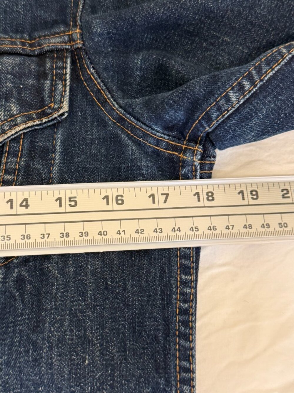 VINTAGE 60s LEVIS BIG E TYPE 3 DENIM JACKET MADE IN USA WOMENS MENS S 36"x24" - Picture 11 of 16